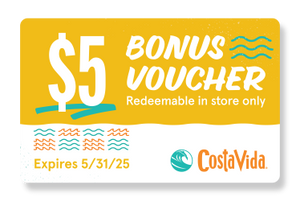 $5 Bonus Card: Expires 5/31/2025