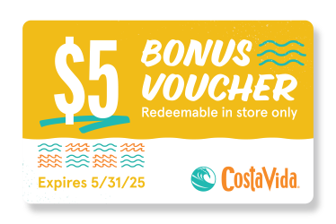 $5 Bonus Card: Expires 5/31/2025